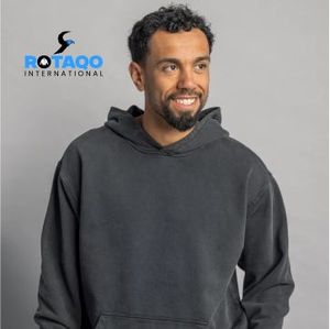 <b>Mens</b> Hoodies Oversized Unisex Acid Wash Hoodie Heavyweight <b>Fleece</b> Vintage Cotton Sweatshirt <b>Men</b> Women Streetwear Oem - Product Image 1