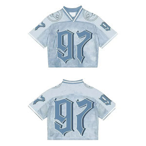 2025 camisetas personalizadas para fanáticos del fútbol americano, diseño Premium, característica transpirable, talla grande, manga corta, sublimación, ropa para fanáticos - Product Image 6