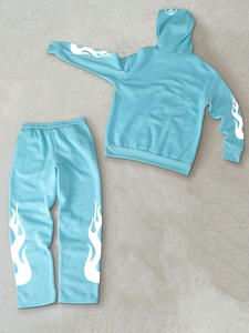 OEM Wholesale Custom <b>Men's</b> Heavyweight Graphic Print Tracksuit for Winter for Streetwear & <b>Christmas</b> - Product Image 6