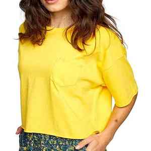 Camiseta de Algodón Personalizada para Mujer, Cuello Redondo, Estilo Casual, Estampado de Logotipo, Top de Moda para Mujer Adulta - Product Image 2