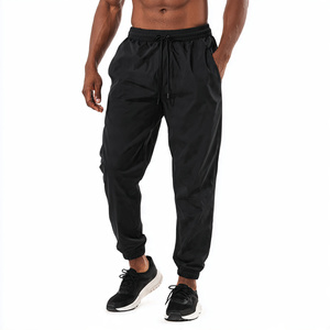 Pantalones de chándal con cordón para hombre, Invierno 400 GSM, pantalones de chándal de lana para hombre, ropa de Fitness para correr, pijama de pantalón de lana - Product Image 6