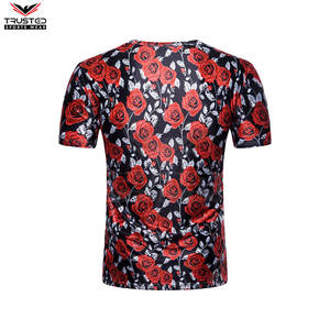 Offre Spéciale personnalisé coton polyester T-Shirt matériau solide Sublimation sonnerie conception bas quantité minimale de commande compris - Product Image 2