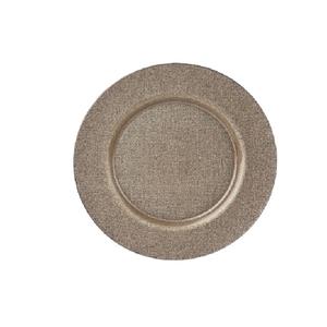 Vente chaude meilleure qualité assiette de charge décorative forme ronde assiette de service en métal artisanal forme de taille personnalisée - Product Image 5