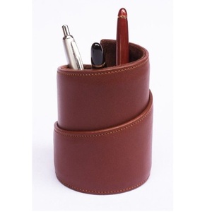 Portalápices de Cuero Genuino Personalizado, Organizador de Escritorio para Oficina, Estuche para Reglas y Lápices, Organizador de Cuero Personalizado, Precio Competitivo - Product Image 4