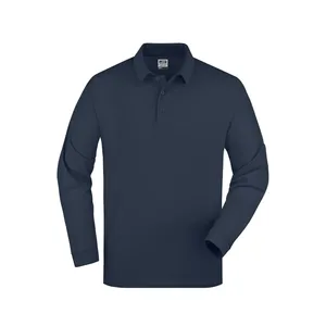 Custom <b>Long</b>-<b>Sleeved</b> Piqu <b>Polo</b> <b>Shirt</b> for Promotional Merchandising - Product Image 4