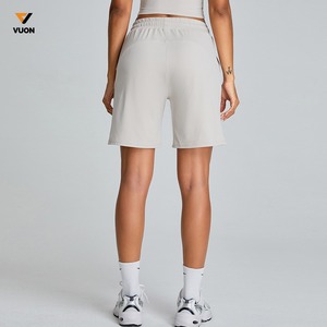 Customized Cotton Jogging Wear Short <b>Pants</b> Women Sports Casual Wear Summer Shorts Solid Color Fitness Jogger Sweat Shorts - Product Image 2
