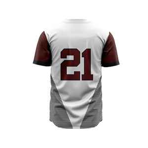 Uniforme de béisbol para hombre de alta calidad, diseño único, los mejores conjuntos transpirables para adultos en stock, ropa de béisbol y softbol - Product Image 5