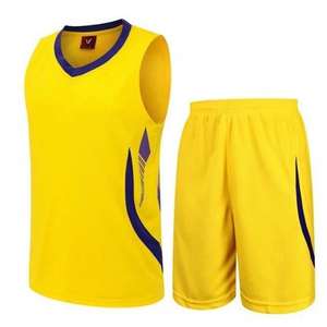Uniformes de entrenamiento de baloncesto transpirables de secado rápido para hombre, conjuntos impresos personalizables con logotipo personalizado, venta al por mayor, temporada de verano - Product Image 2