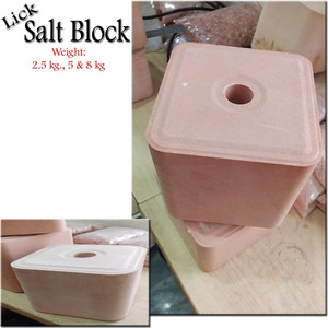 大甩卖!喜马拉雅动物舔盐舔方形有机材料 [<span class=keywords><strong>2</strong></span>-3公斤] 粉色盐批发来自巴基斯坦 - Product Image 1