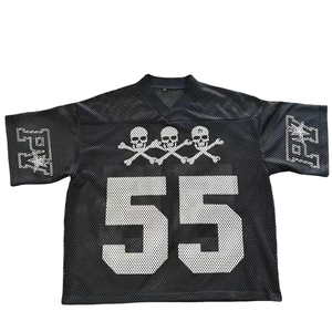 Jersey de Fútbol Americano 2025, Nuevo Diseño, Uniforme Personalizado, Transpirable, Manga Corta, Bordado Personalizable, Unisex - Product Image 3