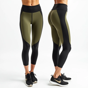 Leggings de Compression taille haute Gym Fitness course survêtement pantalon de Sport Yoga entraînement pour Fitness pantalon respirant - Product Image 6