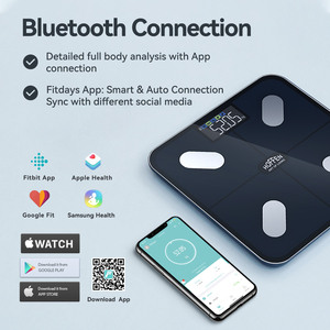 BMI การวิเคราะห์มวลกล้ามเนื้อ/กระดูกวัดไขมันในร่างกายอัจฉริยะหน้าจอ VA แบบอัลตร้า HD ความจุ180กิโลกรัม - Product Image 4