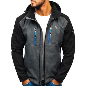 Veste Softshell personnalisée de haute qualité pour l'hiver Stand Hooded Side Zip Pockets Durable Durable Personnalisable Taille Logo Couleur - Product Image 4
