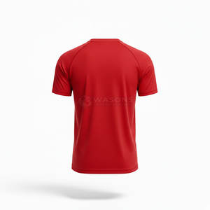 T-shirt de sport personnalisé pour homme, de bonne qualité, couleur personnalisée, manches courtes. - Product Image 6