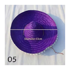 Chapeau sombrero mexicain adulte Halloween Thanksgiving jours Costume fête mexicaine Charro chapeaux - Product Image 3