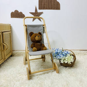 Chariot en rotin pour enfants, jouet pas cher, vente en gros, poussette pour bébé 3 en 1 - Product Image 5