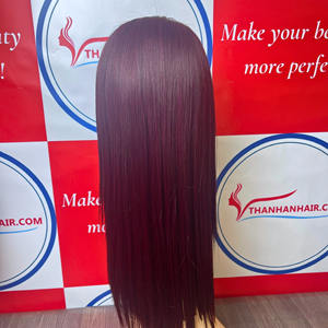PRODUIT CHAUD!! Perruques couleur chaude Bonestraight 100% cheveux humains vietnamiens avec prix de gros cheveux Remy - Product Image 2