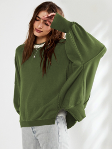 Sweatshirts pour femmes personnalisés en gros à manches longues femmes haut pull crop sweatshirts pour femmes - Product Image 4