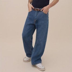 Noir Gris Denim Jeans Pantalon Hommes Automne Noir Bleu Foncé Straigh Hommes Jeans Pantalon Classique Caaual Coton Stretch Taille 40 42 44 - Product Image 4