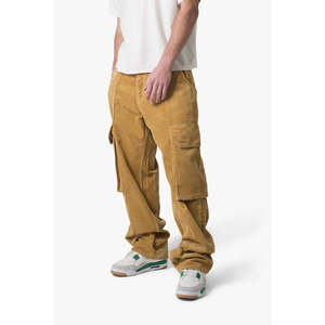 Pantalones cargo de pana ultra holgados-caqui - Product Image 2