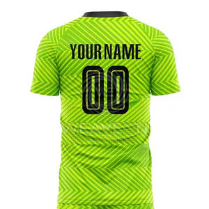 ชุดฟุตบอลคุณภาพสูงแบบกำหนดเอง ผ้าโพลีเอสเตอร์ 100% ระบายอากาศได้ดี แขนสั้น สำหรับฝึกซ้อมและแข่งขัน ปี 2025 - Product Image 4