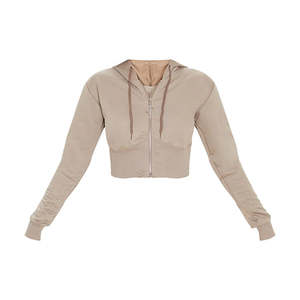 เสื้อฮู้ดผู้หญิง เนื้อผ้านุ่ม ระบายอากาศดี รับสกรีนโลโก้ สายรูดปรับได้ เหมาะสำหรับออกกำลังกาย ท่องเที่ยว สไตล์สตรีท และสวมใส่ลำลองในชีวิตประจำวัน - Product Image 2