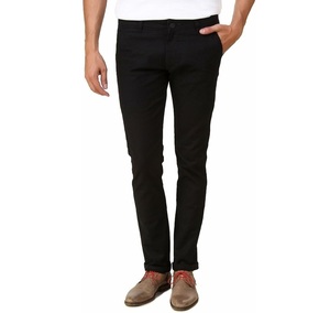 Pantalon chino pour homme de style hip-hop, coupe ajustée, taille mi-haute, respirant, de haute qualité, avec broderie personnalisée, en sergé de coton - Product Image 2