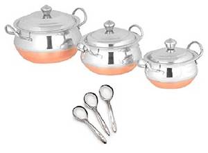 Cuenco ecológico de acero inoxidable para servir, tapa inferior de cobre, cuenco de cocina personalizable para fiestas, ¡Precio inmejorable disponible! - Product Image 4