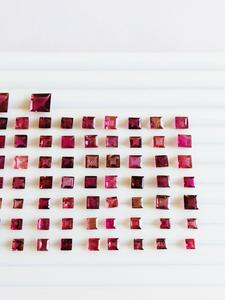 Pierres précieuses taillées émeraude en tourmaline rose certifiées IGI traitées thermiquement - Product Image 6