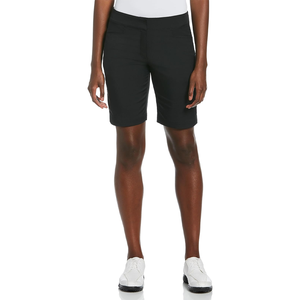 Pantalones cortos informales sueltos de cintura media lavados, transpirables, impermeables, suaves, de pierna ancha, para mujer con bolsillos - Product Image 1