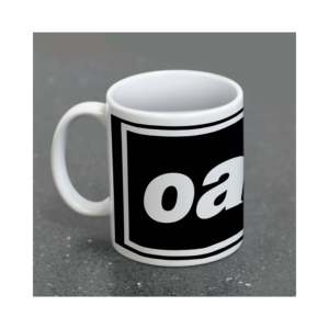 Tazas de Cerámica con Logotipo Oasis, 12 oz, Diseño Moderno y Minimalista, Aptas para Microondas y Lavavajillas, con Tapas, Transferencia de Calor - Product Image 2