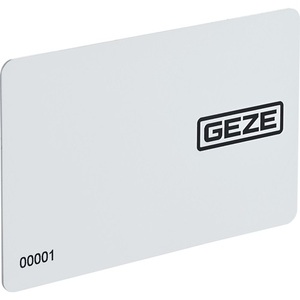 GEZE Access Control System <b>ID</b> Card MIFARE DESFire EV2 White RFID Transponder Card Badge <b>Holder</b> & Accessory - Product Image 1