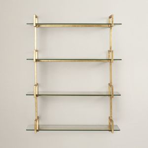 Estantes de latón de diseño para el almacenamiento de Baño de hotel de lujo con acabado de primera apariencia elegante - Product Image 6