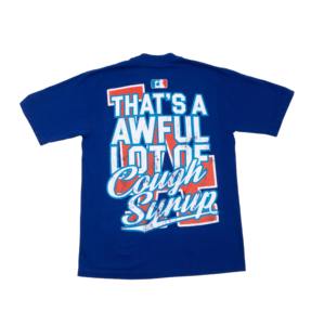 Camiseta de hombre USA That's Awful Lot Cough Syrup de tejido grueso de 300 g/m², ecológica, personalizable y de corte holgado. - Product Image 4