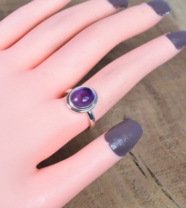 Solid 925 Sterling Silver Natural <b>Amethyst</b> Gemstone Handmade <b>Ring</b> Jewelry Sterling Silver <b>Ring</b> Jewelry 925 Stamped Jewelry - Product Image 2