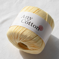 YARNA Any Cotton (50g) Cotton Fabric Soft Crochet Yarn Korean brand Any Cotton cozy durable warm long lasting home decor natural
