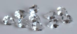 ลูกแพร์บุษราคัมสีขาวธรรมชาติตัด4x6มม. ตัดลูกแพร์บุษราคัมสีขาว - Product Image 5