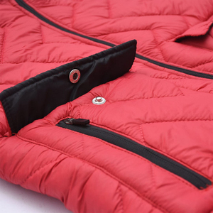 Custom Men's Winter Waterproof Windbreaker Puffer <b>Jacket</b> Stand Collar Hooded 100% Nylon <b>Canvas</b> Custom Logo High Street Style - Product Image 3