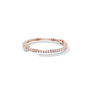 Bracelet tennis ovale halo en diamant de laboratoire 3.837 CT, taille brillant ovale et ronde, or 10KT, 14KT, 18KT et argent 925, rose - Product Image 6