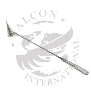 Éteignoir de bougie de Noël Durable fait à la main en argent poli Design élégant pour la décoration intérieure élégante Soins essentiels des bougies - Product Image 5