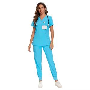 Conjunto de uniforme de hospital de la mejor calidad 100% para médicos y enfermeras perfectamente hecho de lona Premium para mujeres - Product Image 3