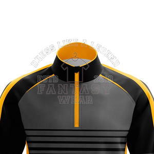 เสื้อแจ็คเก็ตสำหรับเล่นเบสบอลแบบมีแผ่นปะติดสองสี คุณภาพสูง ผลิตตามสั่ง (OEM) จาก FANTASY WEAR พร้อมดีไซน์เฉพาะตัว - Product Image 3