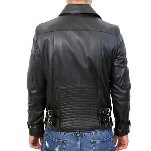 Nueva chaqueta de cuero de gran tamaño de alta calidad para hombre con característica transpirable de diseño único para el invierno - Product Image 4