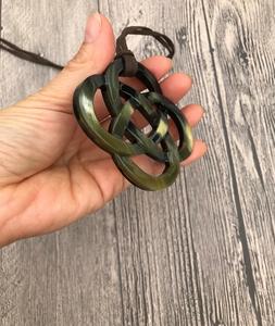 Colección de joyas de hueso de cuerno de búfalo de lujo, collar de estilo Animal hecho a mano, puntas de cuerno de origen ético, regalo perfecto, artesanías de ágata - Product Image 4