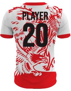 T-shirt à manches courtes pour homme en tissu tricoté respirant et ample, imprimé personnalisé, de haute qualité, 100% polyester, style sportif - Product Image 2