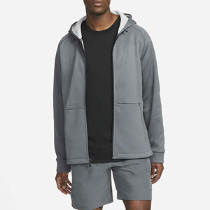 Veste de course à capuche coupe-vent personnalisée en polyester pour homme avec logo brodé et imprimé, fermeture éclair, vente chaude, usine OEM, marque 2025 - Product Image 3