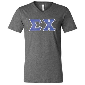 T-shirts en jersey Sigma Chi de style américain B2B T-shirt de lettre grecque de haute qualité grande taille pour les vêtements de sororité grecque universitaire - Product Image 2