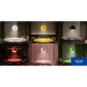 Lámpara Colgante LED de Plástico con Forma de Domo de 1X18W, Elegante Lámpara de Araña para Decoración del Hogar - Product Image 3