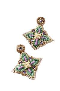 Fournisseur de boucles d'oreilles en perles de céramique de haute qualité, design personnalisé, au meilleur prix - Product Image 4