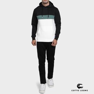 Streetwear hombres sudaderas con capucha transpirable color sólido pullover Tasa de fábrica polar algodón mezclado Premium nueva llegada de alta calidad - Product Image 1